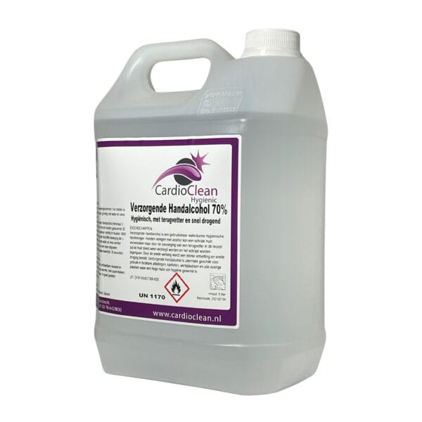 CardioClean verzorgende Handalcohol 70% – 5 liter can