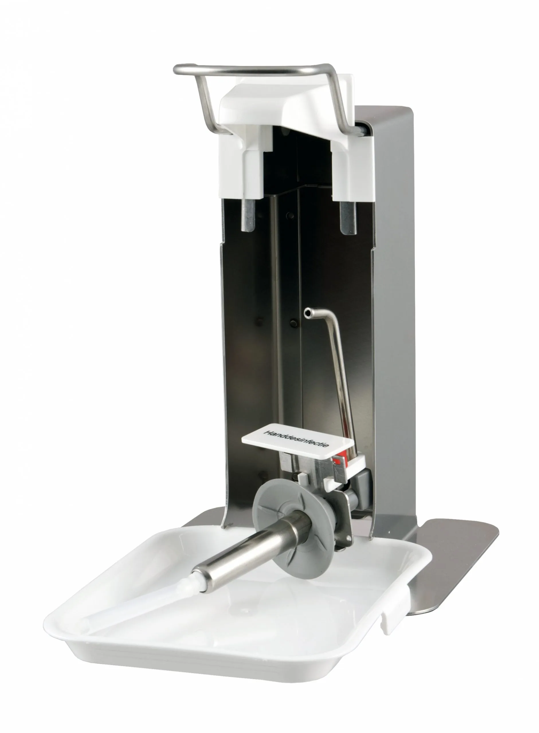 RVS zeep- en desinfectiemiddel dispenser - Afbeelding 2
